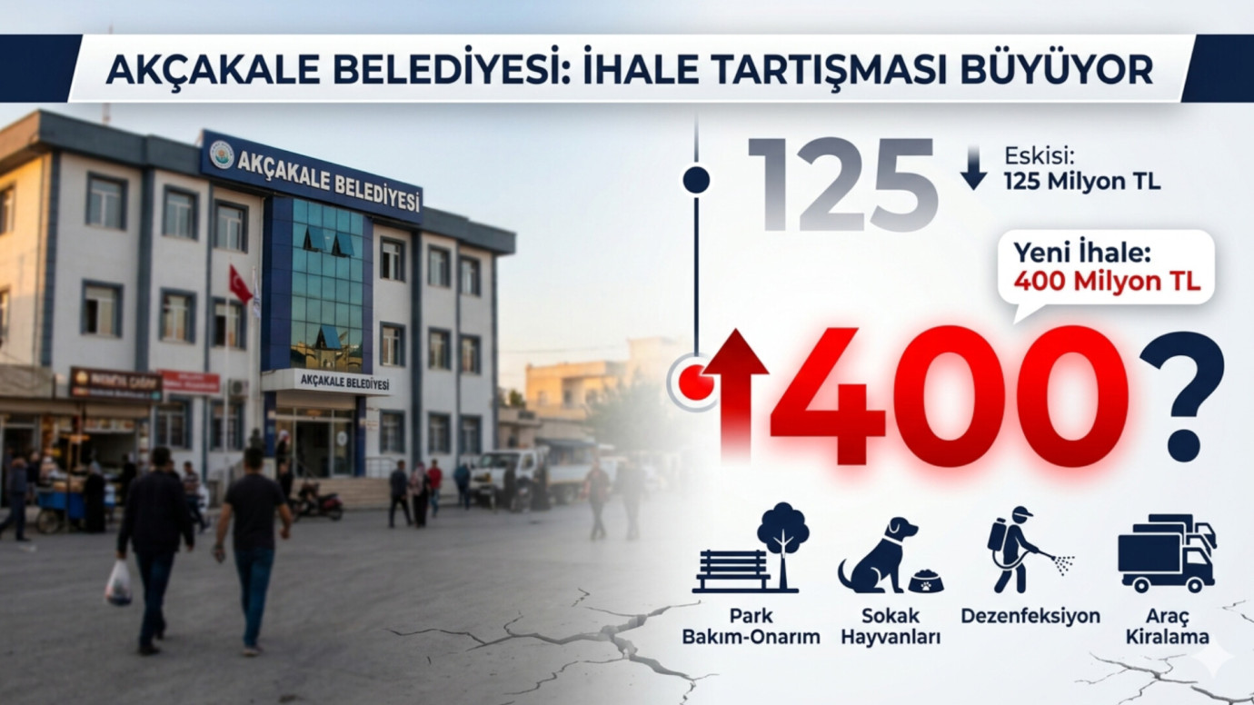 Akçakale’de Önce 125 Milyon, Şimdi de 400 Milyonluk İhale Tartışması Büyüyor