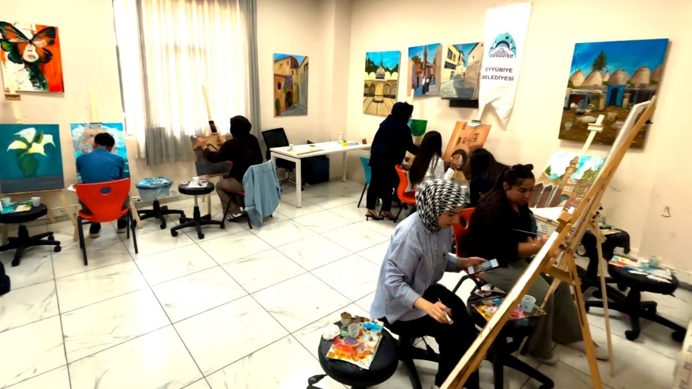Eyyübiye’de Genç Ressamlar Yetişiyor