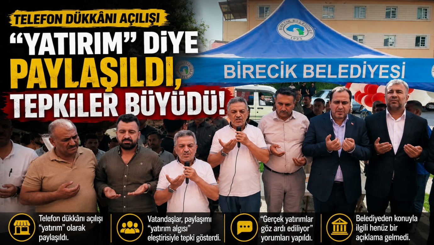 Telefon dükkânı açılışı 
