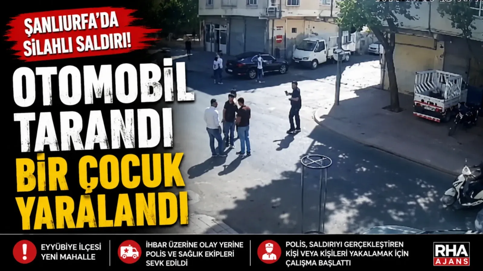 Şanlıurfa'da Silahlı Saldırı: Park Halindeki Otomobil Tarandı, Çocuk Yaralandı