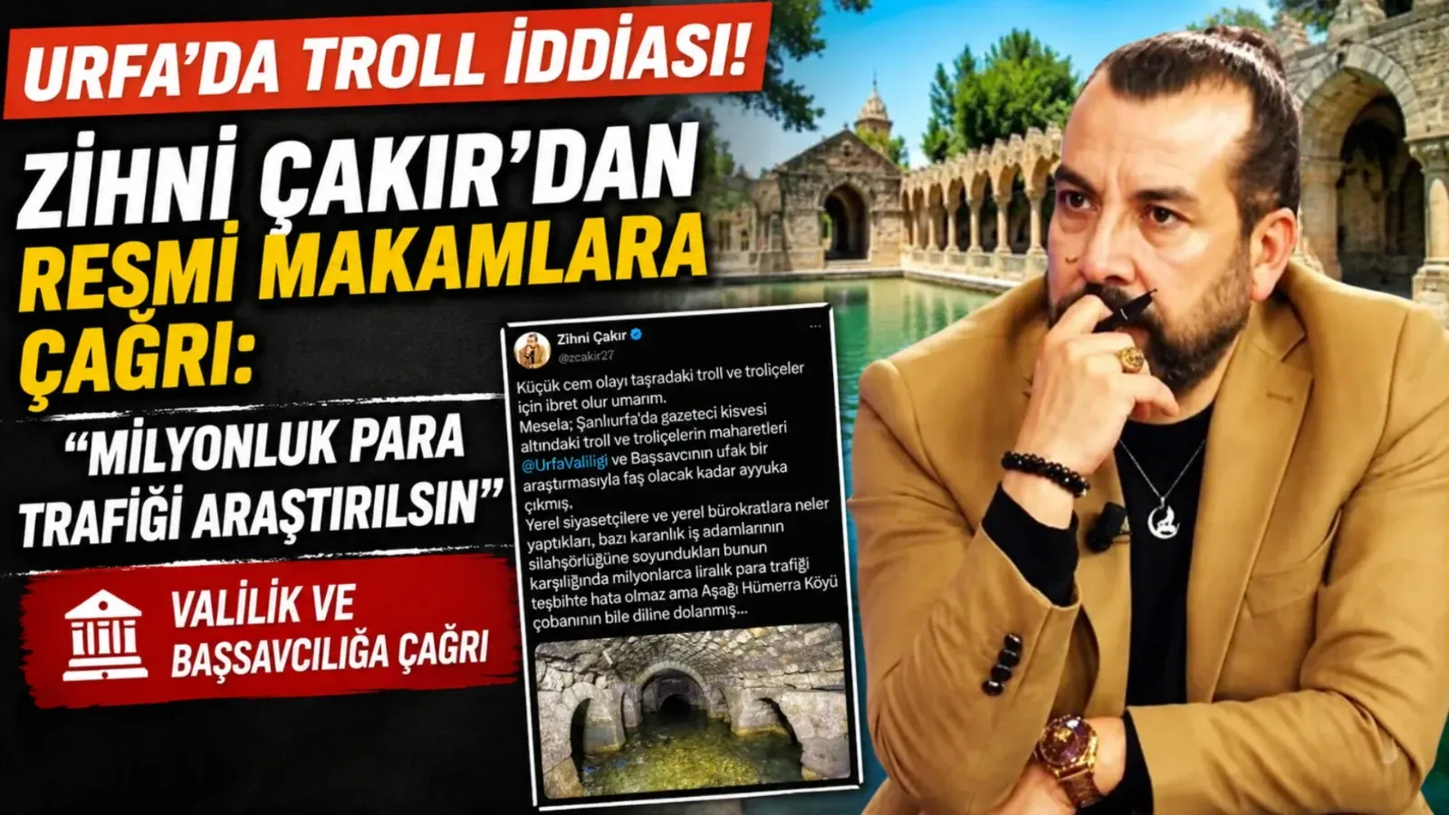 Urfa'da Troll İddiası! Zihni Çakır'dan Resmi Makamlara Çağrı: 