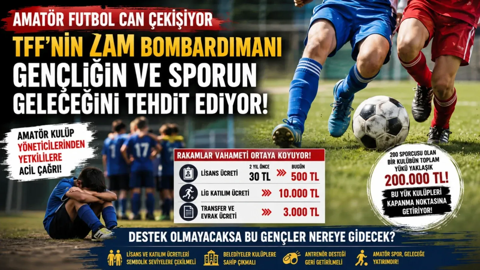 Amatör Futbol Can Çekişiyor: Artan Ücretler Kulüpleri Zorluyor