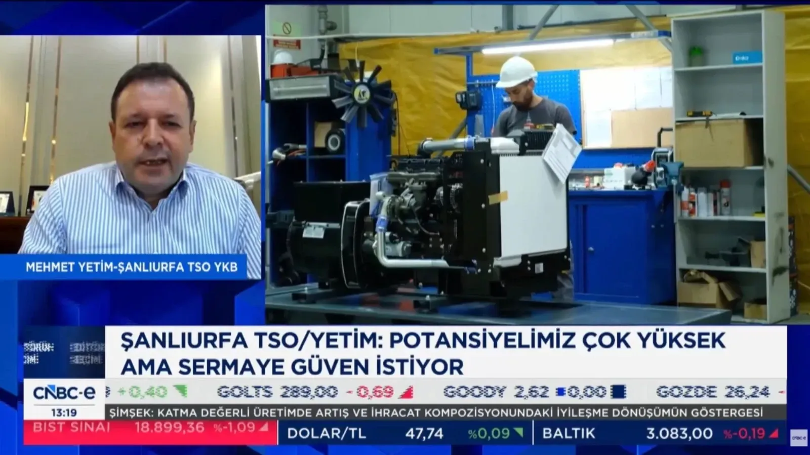 Şanlıurfa’nın Ekonomik Geleceği İçin Huzur ve Ticaret Vurgusu