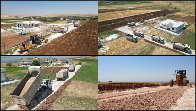 Haliliye'de Kırsal Yollar İçin Çalışmalar Hız Kesmeden Sürüyor