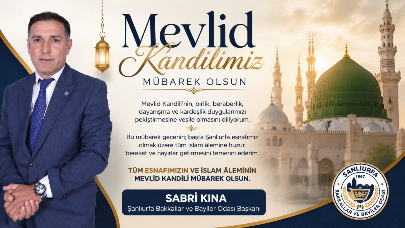 Sabri Kına’dan Mevlid Kandili mesajı