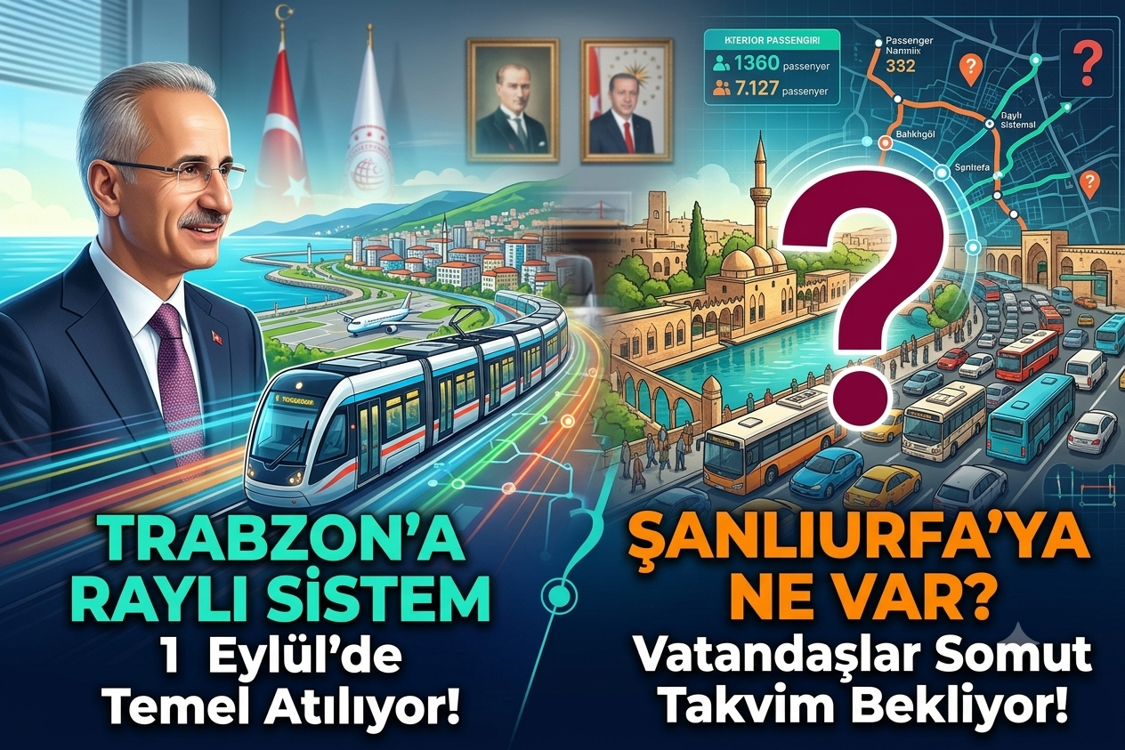 Trabzon’a Raylı Sistem Var, Şanlıurfa’ya Ne Var?