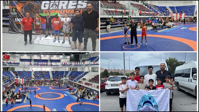 Eyyübiye’nin Genç Güreşçileri Uluslararası Turnuvada Dereceye Girdi
