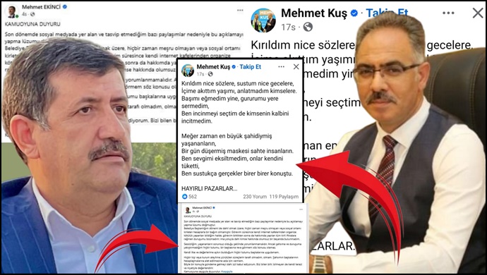 Kuş’tan “Sahte İnsanlar” Mesajı, Ekinci’den Sert Açıklama: “Bizi Bilen Bilir”