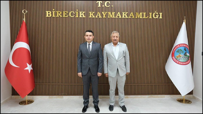 Pınarbaşı’dan Kaymakam Şahin’e yeni Hükümet Konağı ziyareti