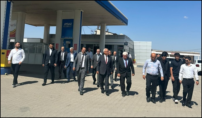 DSP Lideri Suruç’ta Esnafla Buluştu