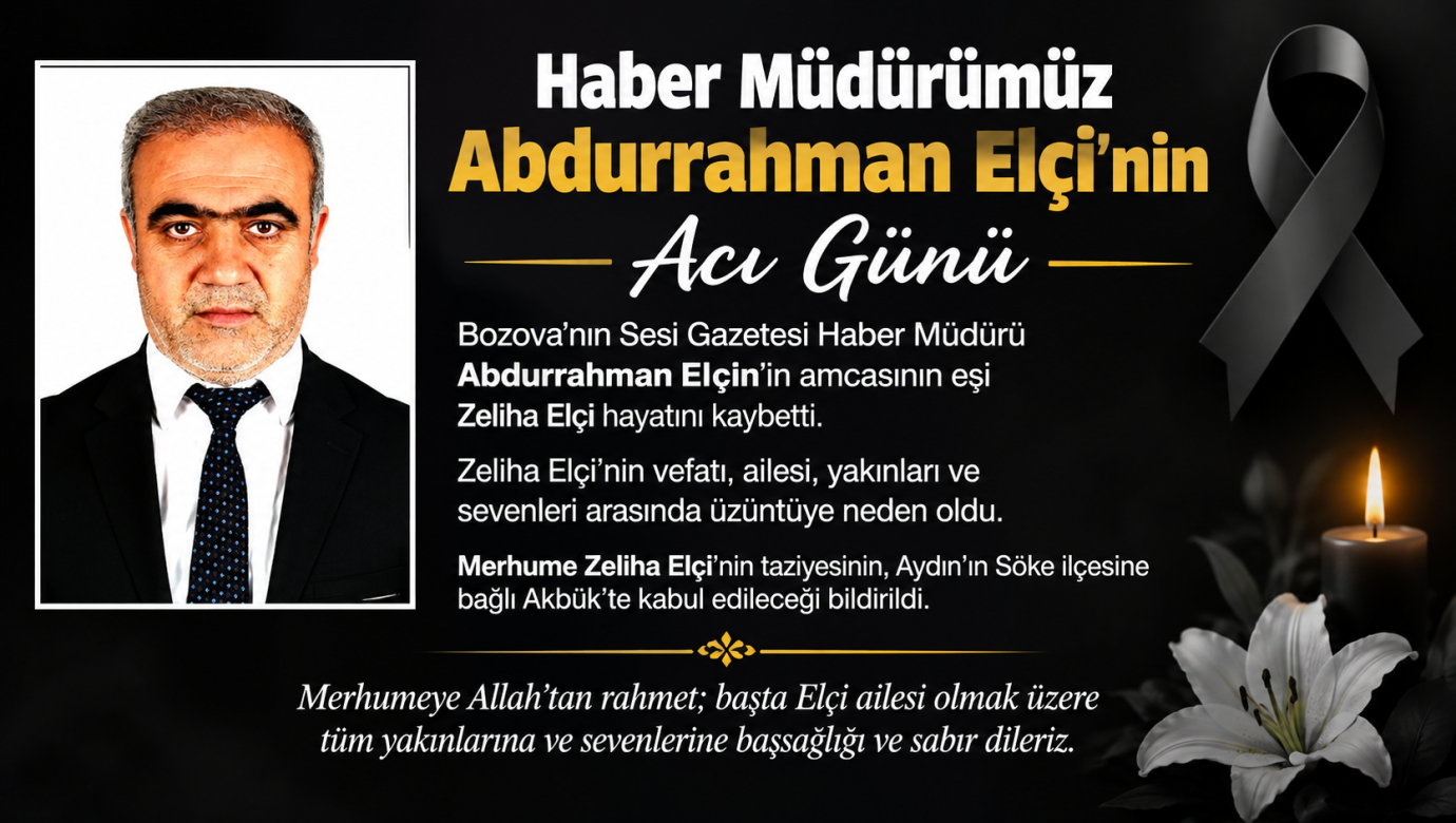 Haber Müdürümüz Abdurrahman Elçi 'nin Acı Günü 