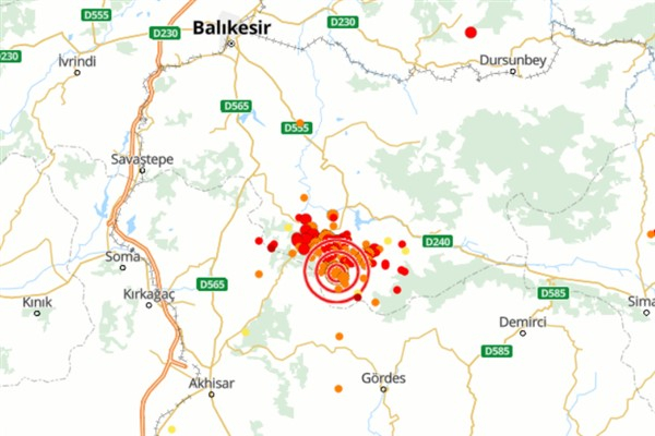 Balıkesir’de 4.1 büyüklüğünde deprem
