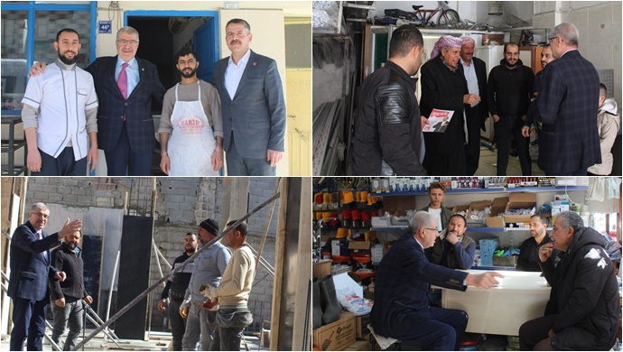 31 Mart Seçimleri Öncesi Vedat Doğar, Karşıya Mahallesi'nde Destek İstedi