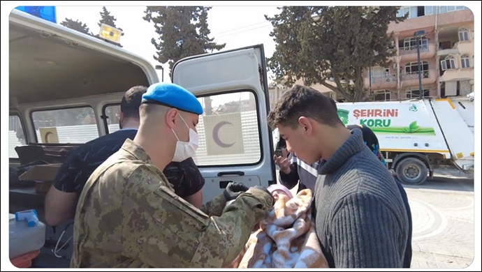 9’uncu Komando Tugayı, Hatay’ın köylerinde sağlık taramasına devam ediyor