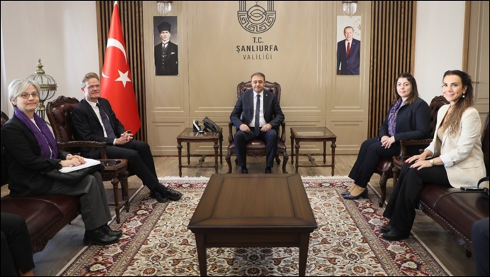 AB Türkiye Delegasyonu Başkanı Landrut’tan Vali Şıldak’a Ziyaret