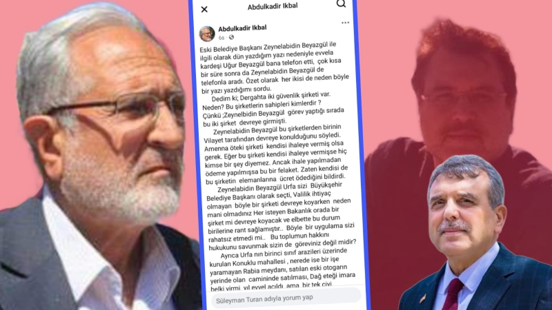 Abdülkadir İkbal 'den Zeynel Abidin Beyazgül ve kardeşine yönelik sert eleştiriler 