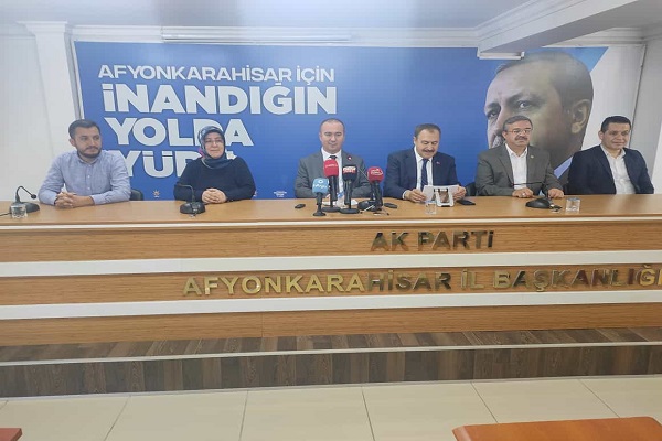 Afyonkarahisar'da AK Parti İl Başkanlığı toplandı.