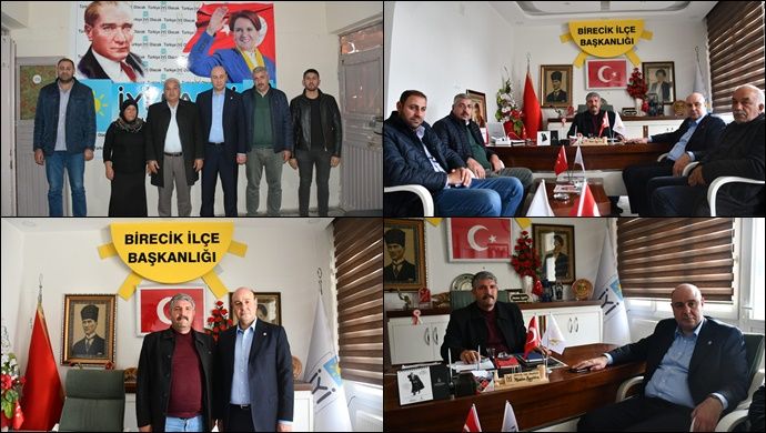 Ahmet Tokdemir’den İYİ Parti ilçe teşkilatlarına ziyaret