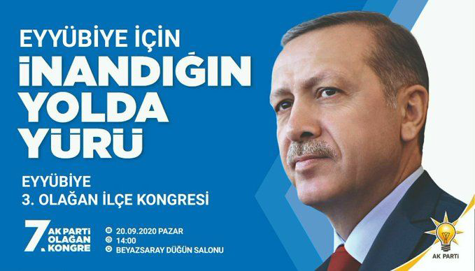 AK Parti Eyyübiye İlçe Başkanı Moğal'dan kongreye davet