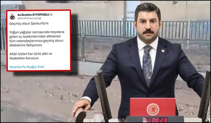 AK Parti Şanlıurfa Milletvekili İbrahim Eyyupoğlu'ndan Geçmiş Olsun Mesajı