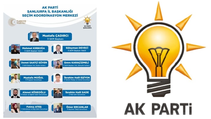 AK Parti Şanlıurfa SKM yönetimi belli oldu