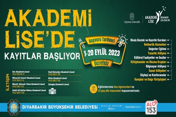 Akademi Lise'de kayıtlar başladı