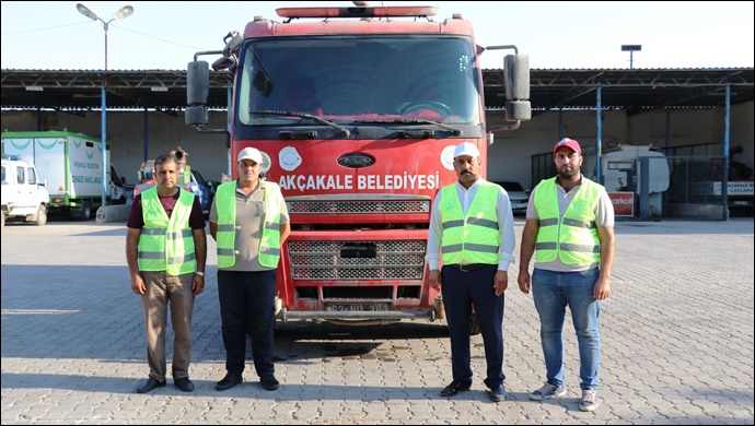 Akçakale Belediyesi’nden manavgat’a itfaiye desteği