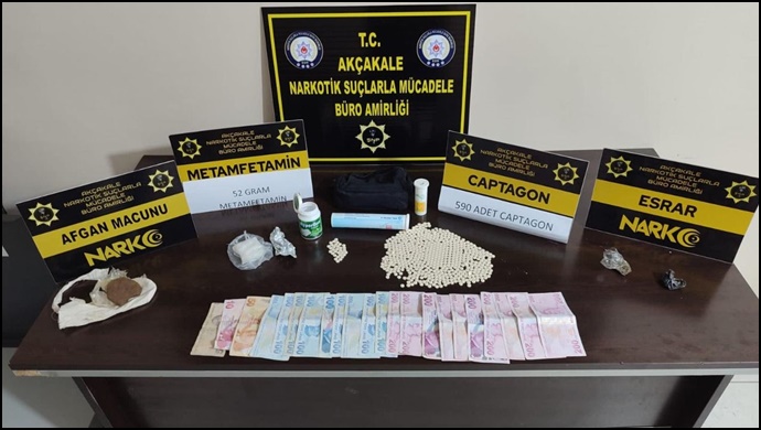 Akçakale 'de uyuşturucu operasyonu 1 şüpheli yakalandı