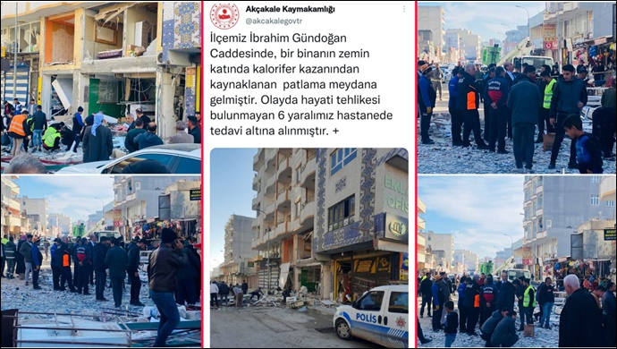 Akçakale Kaymakamlığı 'ndan patlama ile ilgili açıklama!