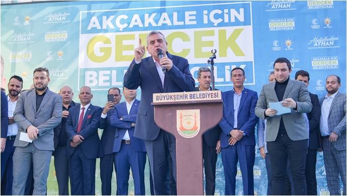 Akçakaleliler Başkan Beyazgül’ü Bağrına Bastı