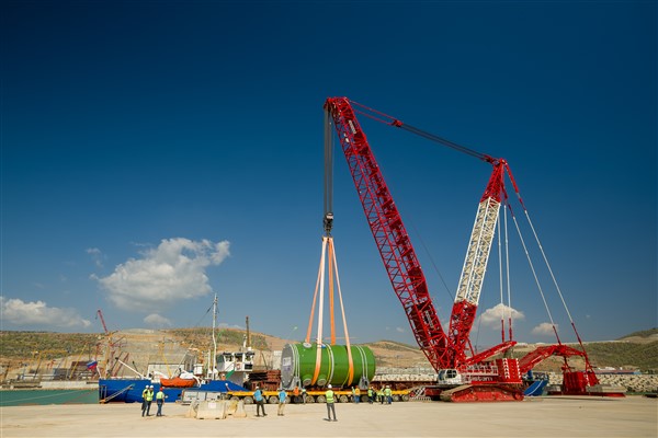 Akkuyu NGS’nin 3. ünitesine ait reaktör basınç kabı sahaya ulaştı