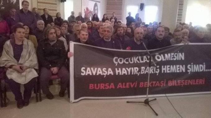 Aleviler Bursa'da da açlık grevine başladı 