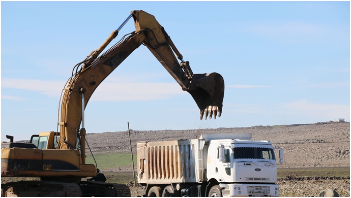 Altaylı Deresinde  genişletme çalışmaları başladı