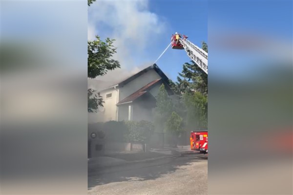 Angora Evleri’nde yangın