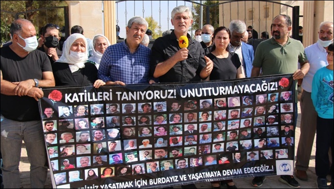 Ankara Garı saldırısında ölen 104 kişi Şanlıurfa'da anıldı