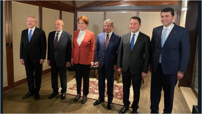 Ankara'da beklenen zirve başladı! 6 parti lideri buluştu