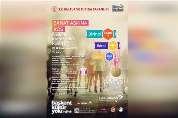 Ankaralılar, yarın Başkent Kültür Yolu rotasında koşacak 