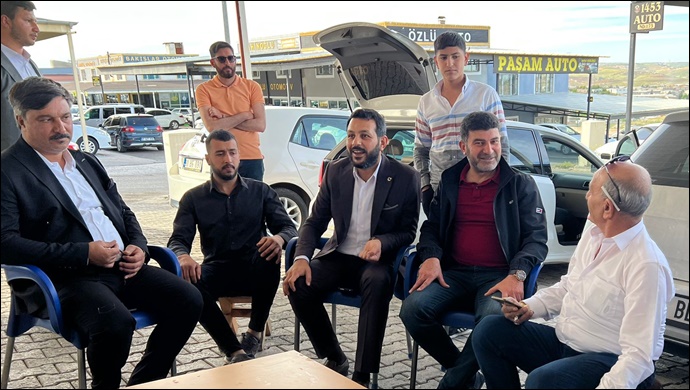 Bağımsız aday Abdülkerim Koç Galericiler esnafını tek tek gezdi-(VİDEO)