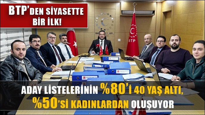 Bağımsız Türkiye Partisi, Türk siyasi tarihinde bir ilki gerçekleştirecek