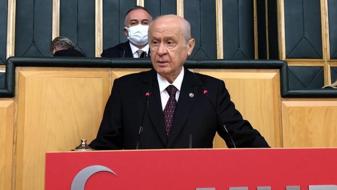 Bahçeli Kuzey Kıbrıs eski Cumhurbaşkanı Akıncı’yı hedef aldı