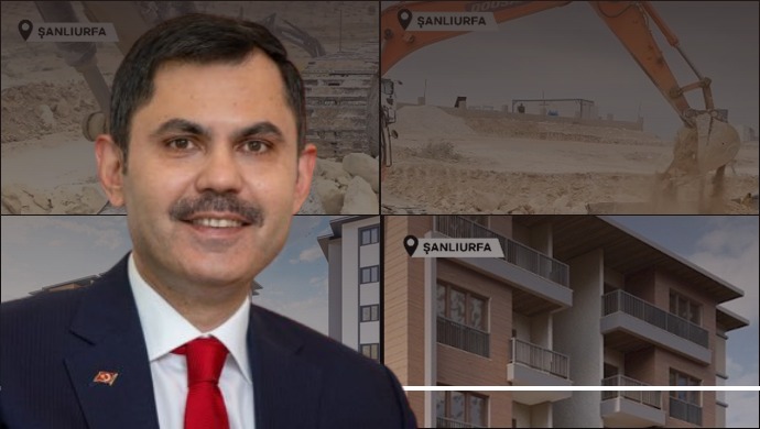 Bakan Kurum Paylaştı: Şanlıurfa'da kalıcı konutlar için ilk kazma vuruldu