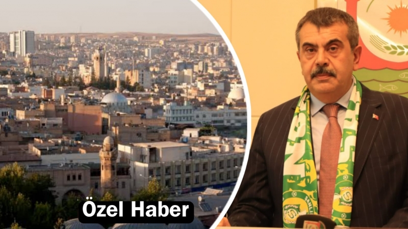 Bakan Tekin, Şanlıurfa'daki 10 bin öğretmen açığı ve 5 bin derslik sorununa değinmedi