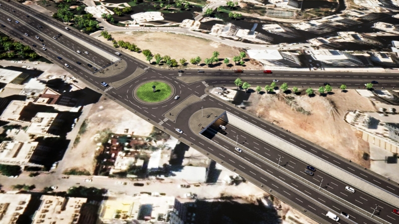 Balıkayağı Köprülü Kavşak Çalışması Devam Ediyor