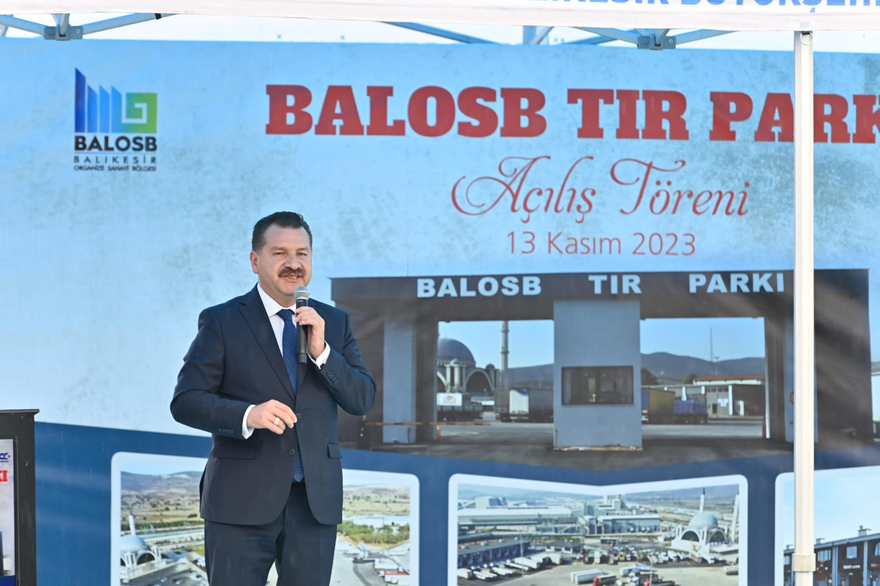  Balıkesir Büyükşehir Belediyesi’nden BALOSB’ye tır otoparkı ve sosyal tesis