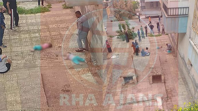 Balkonda oyun oynayan Urfalı küçük ikizlerin feci sonu!