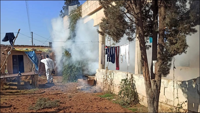 Barış Pınarı bölgesinde Şark Çıbanı’yla mücadele başlatıldı!