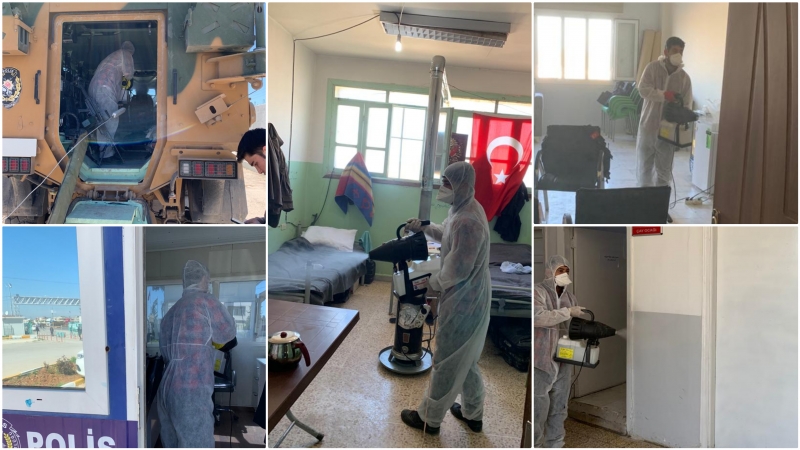 Barış Pınarı Bölgesinde Koronavirüs Tedbirleri