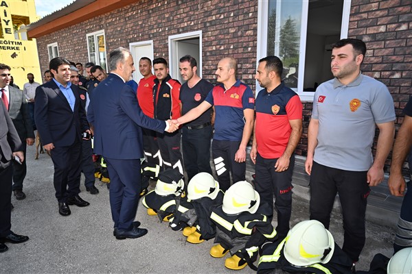 Başkan Aktaş, İtfaiye Daire Başkanlığı’nı ziyaret etti