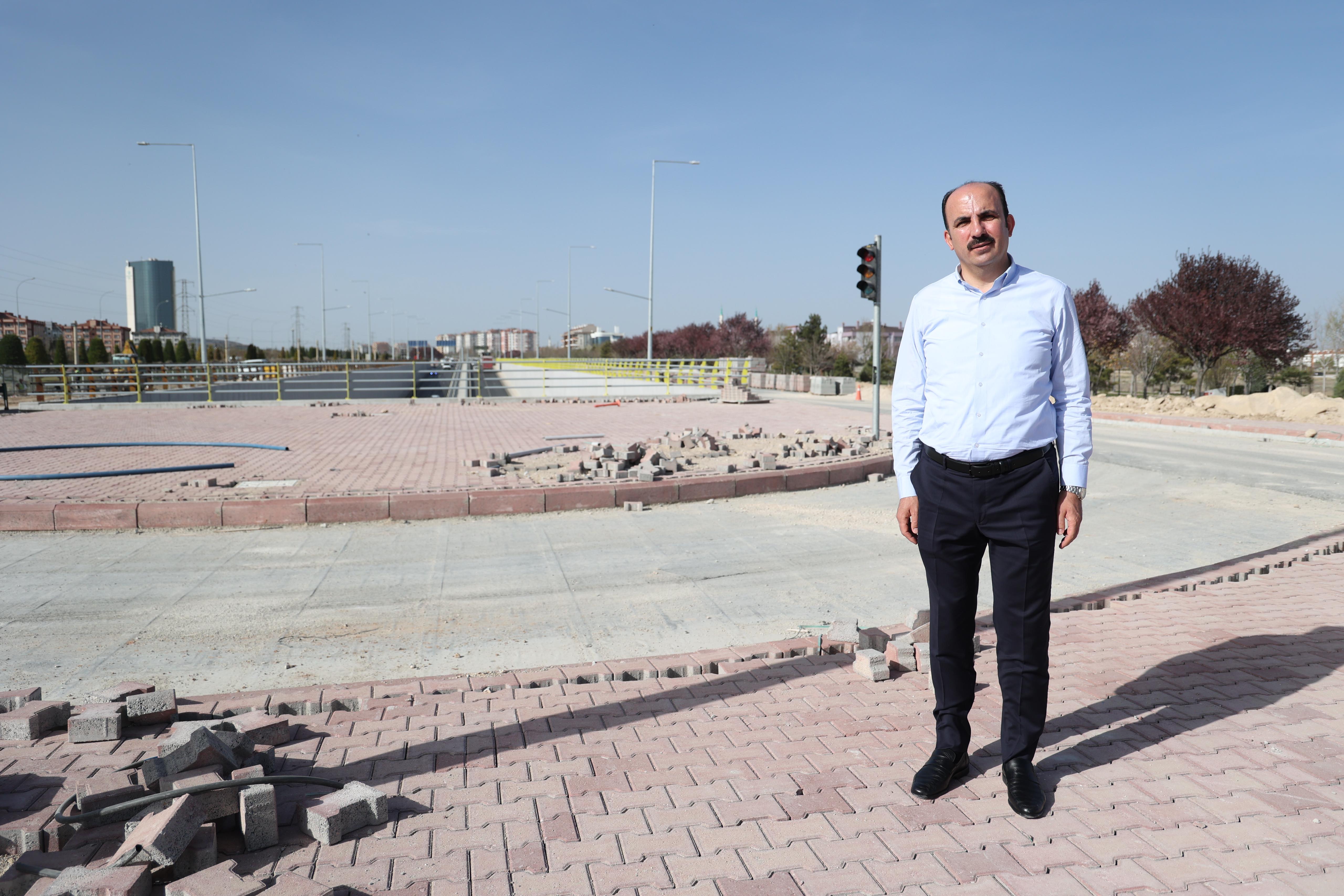 Başkan Altay: Fırat Caddesi Köprülü Kavşağı’nı mayıs başı hizmete açmış olacağız