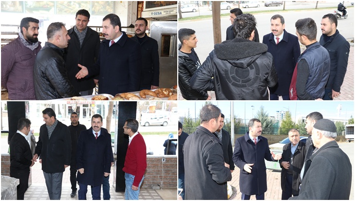 Başkan Baydilli Esnaf ve Vatandaş Buluşmalarını Sürdürüyor-(Video)